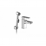 Смеситель для раковины Ravak BM 011.00 однорычажный с гигиеническим душем X070076