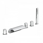 Змішувач для ванни Ravak Waterfall WF 025.00 двухвентильний на 5 отворів X070060