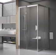 Душевой уголок квадратный Ravak Matrix MSRV4-80/80 профиль белый стекло transparent 1WV44100Z1