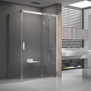 Душевой уголок квадратный Ravak Matrix MSDPS-100/100 R профиль сатин стекло transparent 0WPAAU00Z1