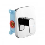 Смеситель для душа встраиваемый Ravak 10° TD 066.00 без переключателя для R-box X070071