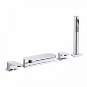 Смеситель для ванны Ravak Chrome CR 025.00 однорычажный на 4 отверстия X070073