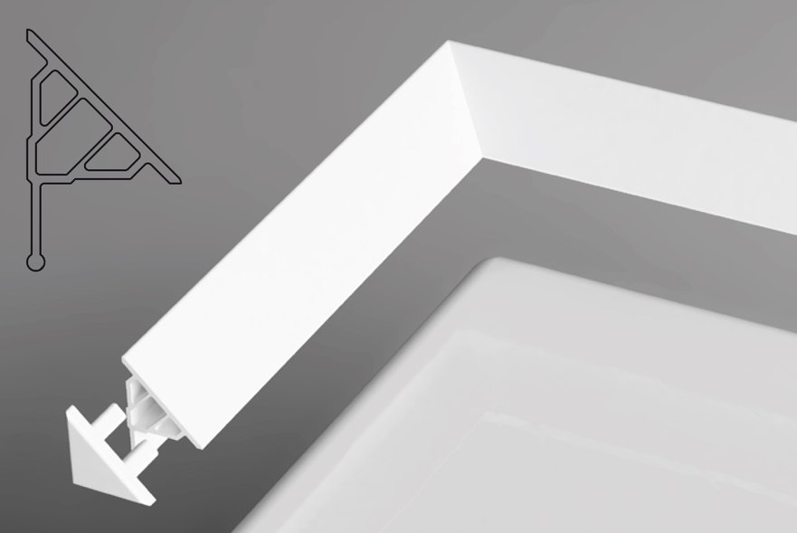 Декоративная планка для душевого поддона Ravak 10/1100 универсальная белая XB451100001