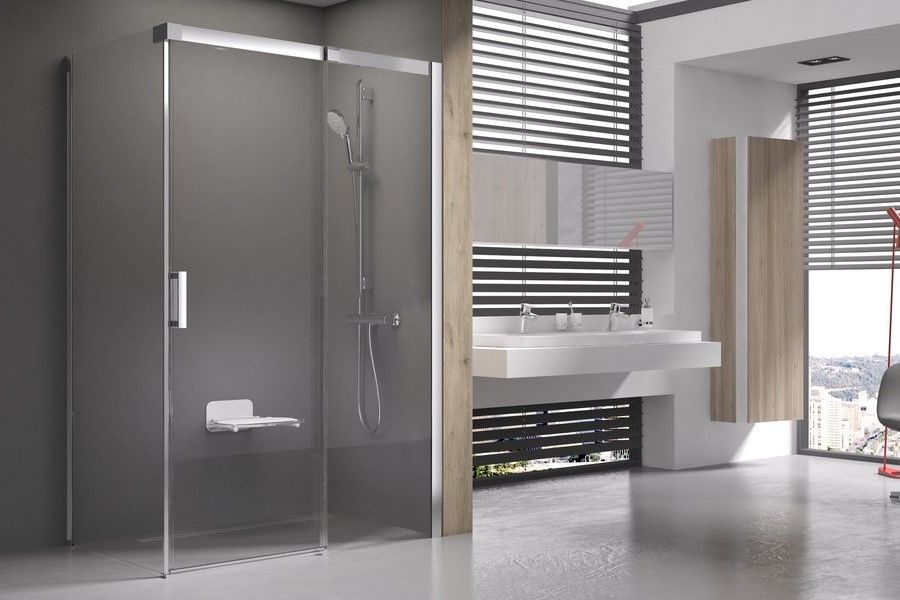 Душовий куточок прямокутний Ravak Matrix MSDPS-100/80 R профіль білий скло transparent 0WPA4100Z1