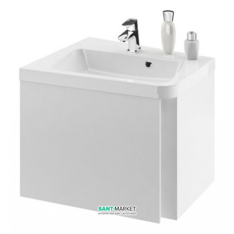 Тумба под угловую раковину подвесная Ravak 10° SD 550 L ДСП/МДФ белый глянец X000000739