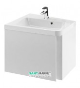 Тумба под угловую раковину подвесная Ravak 10° SD 650 L ДСП/МДФ белый глянец X000000745