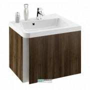 Тумба под угловую раковину подвесная Ravak 10° SD 650 R ДСП/МДФ темно-ореховый X000000750