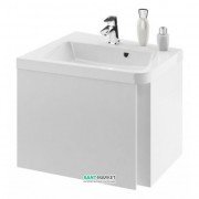 Тумба под угловую раковину подвесная Ravak 10° SD 550 L ДСП/МДФ белый глянец X000000739