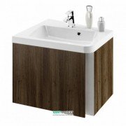 Тумба под угловую раковину подвесная Ravak 10° SD 550 L ДСП/МДФ темно-ореховый X000000741
