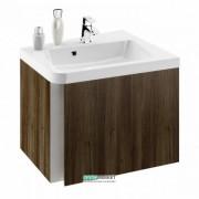 Тумба под угловую раковину подвесная Ravak 10° SD 650 R ДСП/МДФ темно-ореховый X000000750