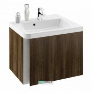 Тумба под угловую раковину подвесная Ravak 10° SD 650 R ДСП/МДФ темно-ореховый X000000750