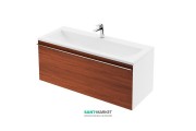 Тумба под раковину подвесная Ravak Clear SD 1000 ДСП/МДФ белый/черешня X000000760