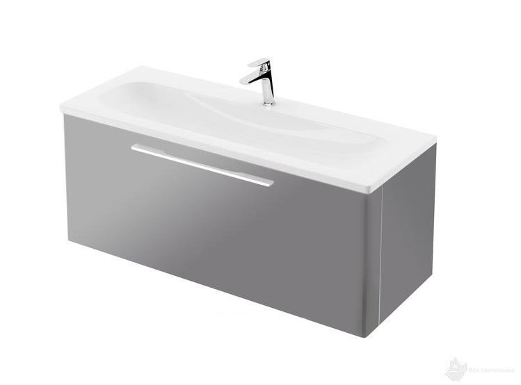 Тумба під раковину підвісна Ravak Ring SD 800 ДСП / МДФ сірий X000000768