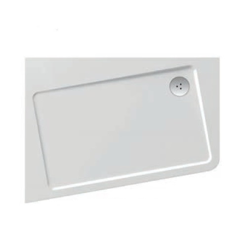 Душевой поддон из литого мрамора Ravak Asymetric Pro 10° 120x90 L белый XA25G70101L