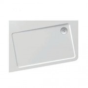 Душовий піддон з литого мармуру Ravak Asymetric Pro 10 ° 120x90 L білий XA25G70101L