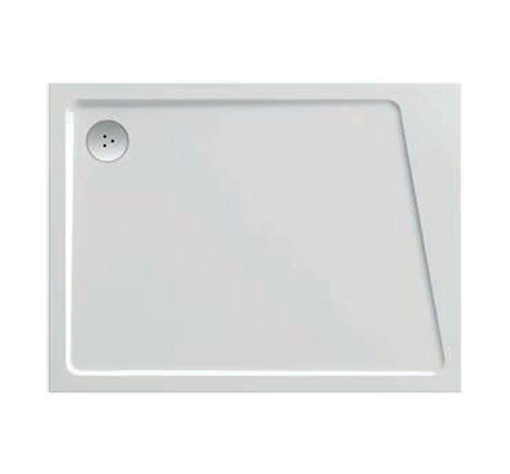 Душевой поддон из литого мрамора Ravak Gigant Pro 10° 100x80 R белый XA05A40101P