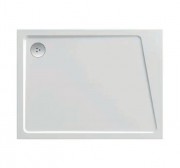 Душевой поддон из литого мрамора Ravak Gigant Pro 10° 100x80 R белый XA05A40101P