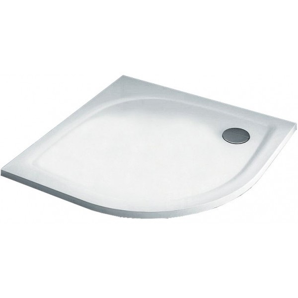 Душовий піддон Ravak Elipso Pro Flat 90 R550 штучний мармур білий XA237711010B