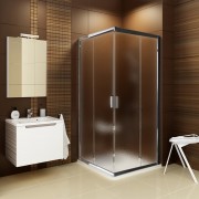 Душевой уголок квадратный Ravak Blix BLRV2K-80 профиль хром стекло grape 1XV40C00ZG