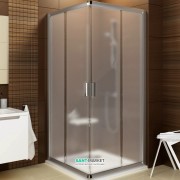 Душевой уголок квадратный Ravak Blix BLRV2K-100 профиль сатин стекло grape 1XVA0U00ZG