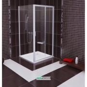 Стенка для душевой кабины Ravak Blix BLPS-80 профиль белый стекло grape 9BH40100ZG