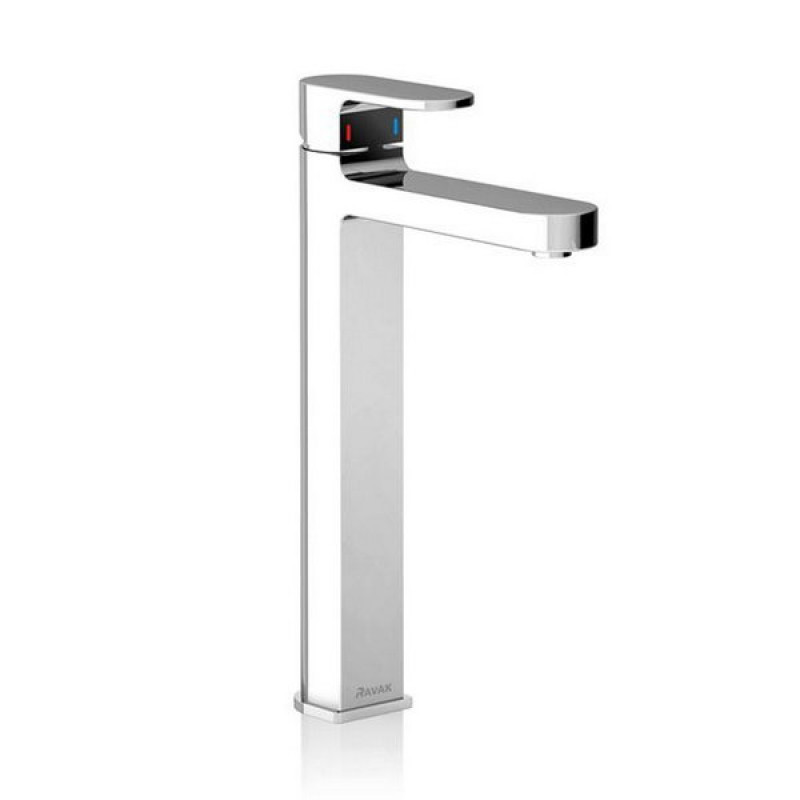 Високий змішувач для раковини Ravak Chrome CR 015.00 змішувач латунь хром X070100