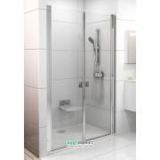 Двері душова прямокутна Ravak Chrome CSDL2-90 профіль сатин скло transparent 0QV7CU0LZ1