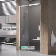 Двері душова прямокутна Ravak Matrix MSD2-100 L профіль сатин скло transparent 0WLA0U00Z1