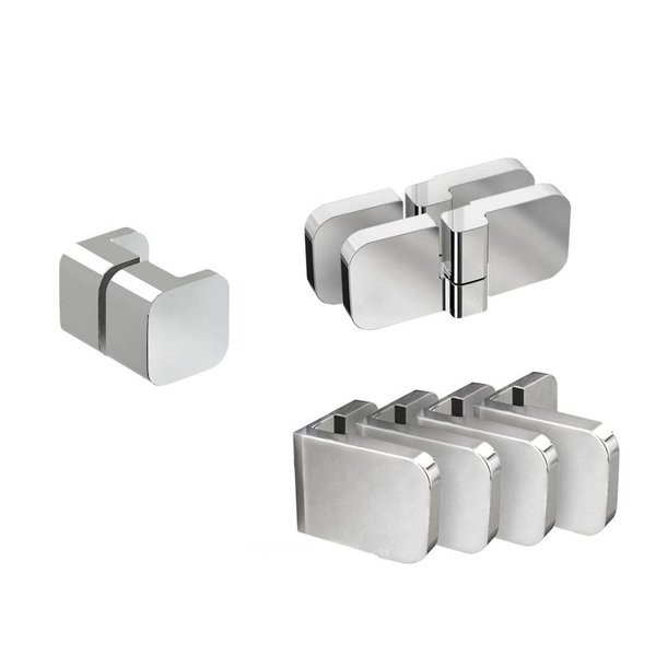 Комплект фурнітури Ravak Brilliant B-SET R для монтажу душових дверей BSD3-R 100, 110 см з правим відкриттям D01000A087