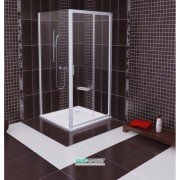 Стенка для душевой кабины Ravak Blix BLPS-80 профиль белый стекло grape 9BH40100ZG