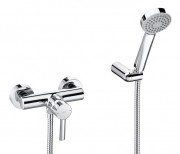Душевой набор с однорычажным настенным смесителем для душа Roca Targa латунь хром A5A2060C02