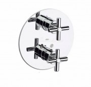 Смеситель для душа встраиваемый Roca Loft двухвентильный с термостатом хром A5A0743C00