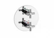 Смеситель для душа встраиваемый Roca Loft двухвентильный с термостатом хром A5A0643C00