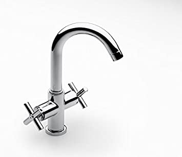 Змішувач для раковини Roca Loft двухвентильний з донним клапаном хром A5A3043C00