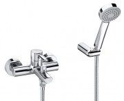 Душевой набор с однорычажным настенным смесителем для душа Roca Targa латунь хром A5A0160C02