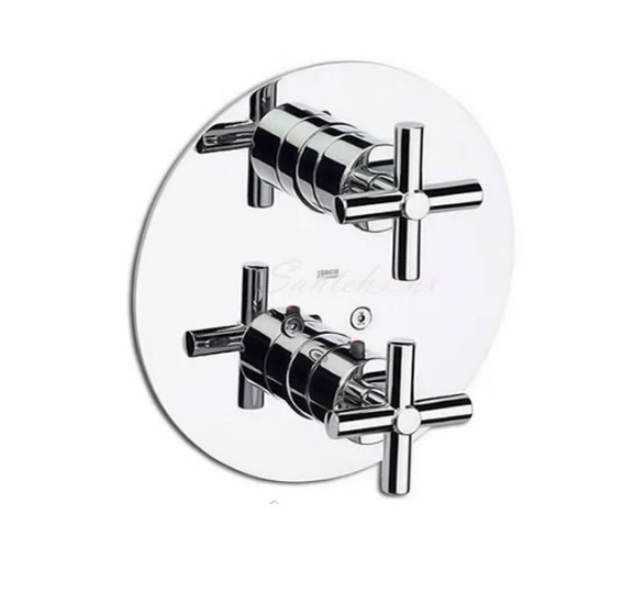 Смеситель для душа встраиваемый Roca Loft двухвентильный с термостатом хром A5A0743C00