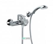 Змішувач для ванни одноважільний з душем Paffoni Blu хром BLU 023 CR