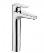 Високий змішувач для раковини Roca Atlas без донного клапана холодний старт хром A5A3790C00