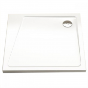 Душовий піддон з литого мармуру Ravak Perseus Pro-90 10 ° білий XA057701010