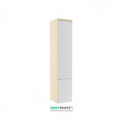 Пенал бічній підвісний Ravak Rosa II SB 350 ДСП / МДФ береза ​​/ білий глянець X000000928