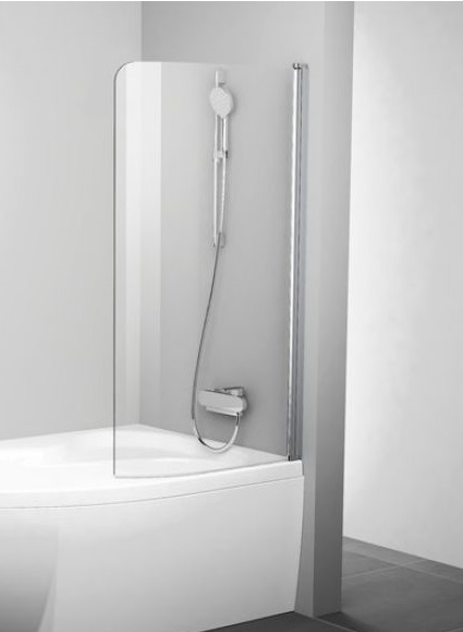 Шторка для ванны Ravak CVSK1 Rosa 140/150 R одноэлементная правосторонняя профиль сатин стекло transparent 7QRM0U00Y1