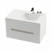 Тумба под раковину подвесная Ravak Classic II SD 800-L ДСП/МДФ белый глянец X000000910