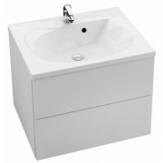 Тумба под раковину подвесная Ravak Rosa II SD 600 ДСП/МДФ белый глянец X000000924