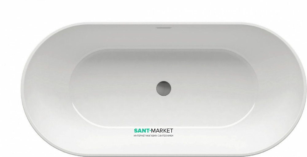 Ванна акриловая отдельно стоящая Ravak Freedom O 169х80 овальная белая XC00100020