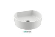 Раковина для ванної Ravak Moon 1C без переливу штучний мармур біла XJN01300001