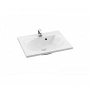 Раковина для ванной Ravak Rosa 600 с отверстием искусственный мрамор белая XJ201160000