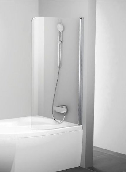 Шторка для ванни Ravak CVSK1 Rosa 140/150 R одноелементна правобічна профіль сатин скло transparent 7QRM0U00Y1