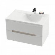 Тумба под раковину подвесная Ravak Classic II SD 800-L ДСП/МДФ белый глянец X000000910