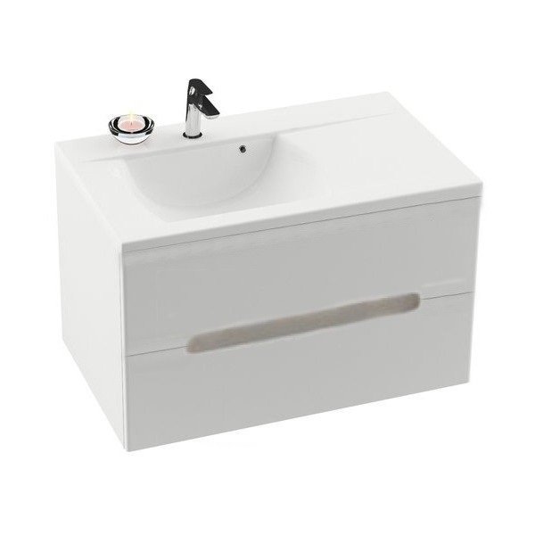 Тумба под раковину подвесная Ravak Classic II SD 800-R ДСП/МДФ белый глянец X000000914