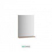 Дзеркало настінне Ravak Rosa II 600 з поличкою прямокутне береза ​​X000000931